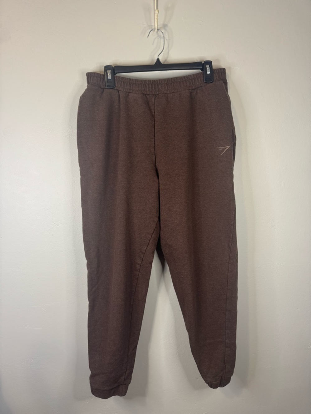 Gymshark Brown Relaxed Track Joggers - Picture 7 of 12